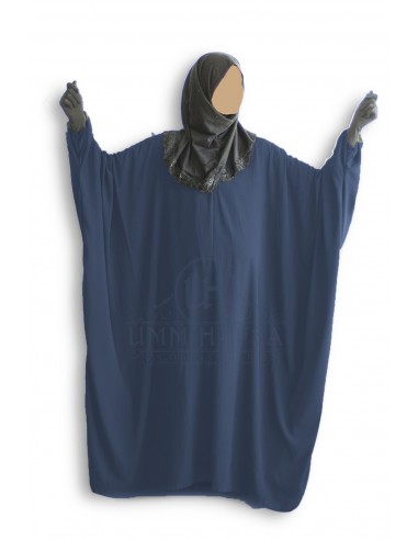 Abaya vlinder Umm Hafsa "Caviary Luxe" - Blauw-Abaya Umm Hafsa-Maktaba-Ahloulhadith