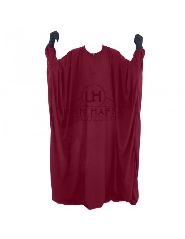 Abaya Schmetterling Umm Hafsa - Bordeaux-Abaya Umm Hafsa-Maktaba-Ahloulhadith