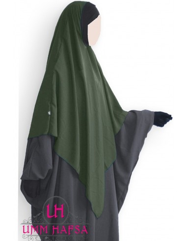 Hijab / Khimar Lycra Umm Hafsa - Caqui-Hijab/Khimar Umm Hafsa-Maktaba-Ahloulhadith