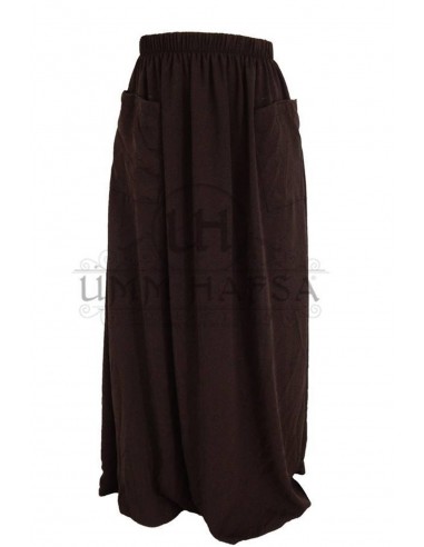 Fickrock Umm Hafsa - Brun-Kjol/Sarouel Umm hafsa-Maktaba-Ahloulhadith