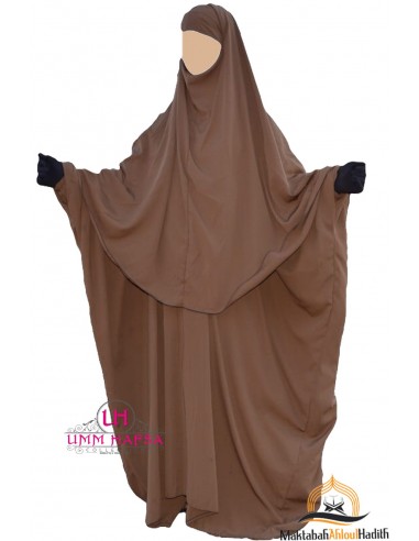Cape Umm Hafsa Abaya/hijab set - Kanel-Abaya Umm Hafsa-Maktaba-Ahloulhadith