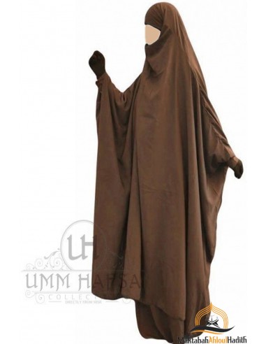 Umm Hafsa Skirt Jilbab - Cinnamon-Jilbab Umm Hafsa-Maktaba-Ahloulhadith