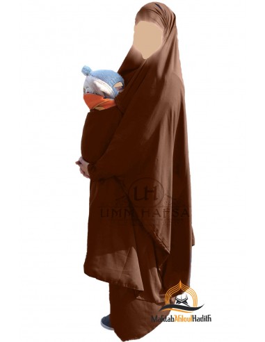 Mutterschaft Jilbab/Trägerin "Rock" Umm Hafsa - Zimt-Jilbab Umm Hafsa-Maktaba-Ahloulhadith