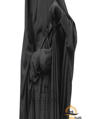 Umm Hafsa Maternity Jilbab - Preto-Jilbab Umm Hafsa-Maktaba-Ahloulhadith