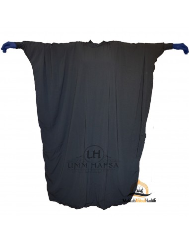 Abaya Lycra Umm Hafsa - BLACK-Abaya Umm Hafsa-Maktaba-Ahloulhadith