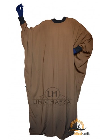 Abaya Lycra Umm Hafsa - Cannella-Abaya Umm Hafsa-Maktaba-Ahloulhadith