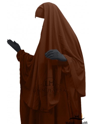 Hijab / khimar Cape Umm Hafsa - Kaneel-Hijab/Khimar Umm Hafsa-Maktaba-Ahloulhadith