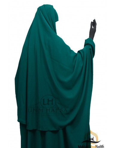 Capo Hijab / Khimar Umm Hafsa - Blu Anatra-Hijab/Khimar Umm Hafsa-Maktaba-Ahloulhadith