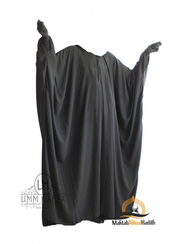 Abaya borboleta Umm Hafsa " Nidha luxe " - Preto-Abaya Umm Hafsa-Maktaba-Ahloulhadith