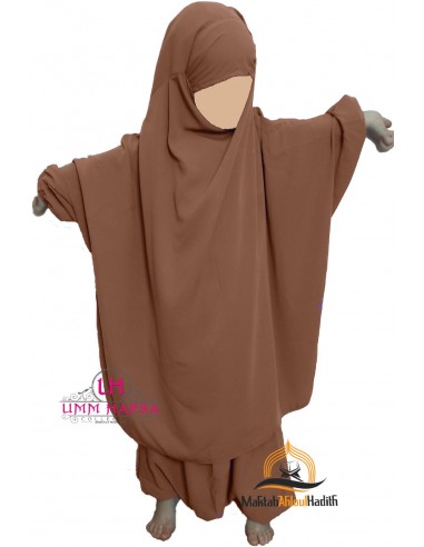 Kinderjilbab "Sarouel" Umm Hafsa - Kaneel-Ruimte voor kinderen-Maktaba-Ahloulhadith