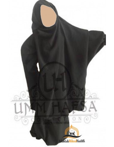 Jilbab per bambini "Sarouel" Umm Hafsa - Nero-Area bambini-Maktaba-Ahloulhadith