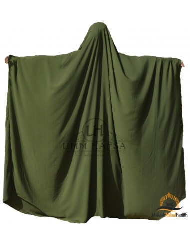Big jilbab Saoudien Umm Hafsa - Khaki-JILBAB 1 PIECE-Maktaba-Ahloulhadith