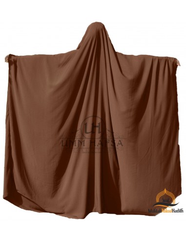 Big jilbab Saoudien Umm Hafsa - Cinnamon-JILBAB 1 PIECE-Maktaba-Ahloulhadith