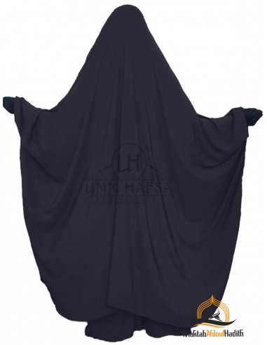 Big jilbab two pieces "JUPE" umm hafsa - Grey-Jilbab Umm Hafsa-Maktaba-Ahloulhadith