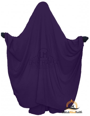 Jilbab grande dos piezas "SKIRT" umm hafsa - Berenjena-Jilbab Umm Hafsa-Maktaba-Ahloulhadith
