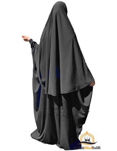Maryam Umm Hafsa Abaya/hijab - Nero-Abaya Umm Hafsa-Maktaba-Ahloulhadith