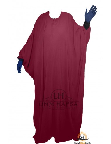 Abaya Maryam Umm Hafsa - Bordeaux-Abaya Umm Hafsa-Maktaba-Ahloulhadith