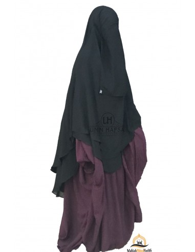 Niqab hafsa 1m70 Umm Hafsa - Black-Niqab Umm Hafsa-Maktaba-Ahloulhadith