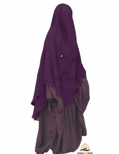 Niqab hafsa 1m70 Umm Hafsa - Pflaume-Niqab Umm Hafsa-Maktaba-Ahloulhadith