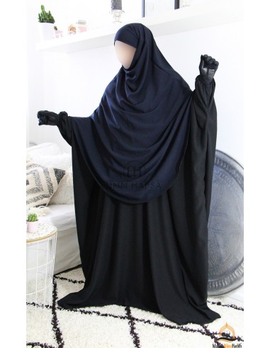 Khimar/Hijab Hafsa von Umm Hafsa - Blau-Hijab/Khimar Umm Hafsa-Maktaba-Ahloulhadith