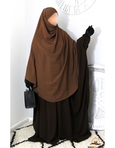 Khimar/Hijab Hafsa von Umm Hafsa - Zimtfarben-Hijab/Khimar Umm Hafsa-Maktaba-Ahloulhadith