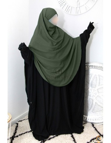Khimar/Hijab Hafsa by Umm Hafsa - Khaki-Hijab/Khimar Umm Hafsa-Maktaba-Ahloulhadith