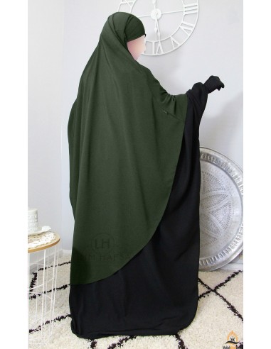 Khimar/Hijab Hafsa von Umm Hafsa - Khaki-Hijab/Khimar Umm Hafsa-Maktaba-Ahloulhadith