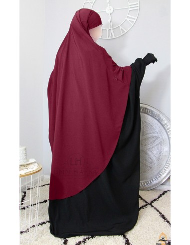 Khimar/Hijab Hafsa von Umm Hafsa - Bordeaux-Hijab/Khimar Umm Hafsa-Maktaba-Ahloulhadith