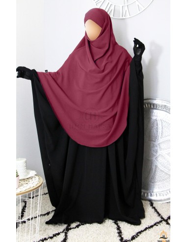 Khimar/Hijab Hafsa de Umm Hafsa - Bordeaux-Hijab/Khimar Umm Hafsa-Maktaba-Ahloulhadith