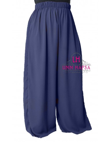 Hafsa saroual van Umm Hafsa - Blauw-Sarouel Hafsa-Maktaba-Ahloulhadith