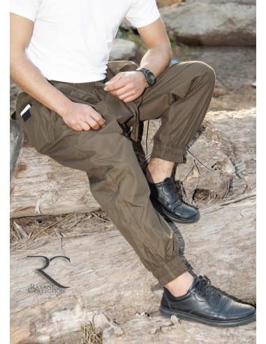Rayane 11CH Harembroek Chino - Khaki-Chino saroual-Maktaba-Ahloulhadith