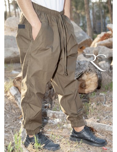 Rayane 11CH Harem Byxor Chino - Khaki-Chino saroual-Maktaba-Ahloulhadith