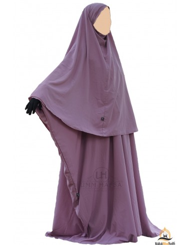 Conjunto Abaya/hijab Cabo Umm Hafsa - Parma-Conjunto Abaya Hijab-Capa-Maktaba-Ahloulhadith