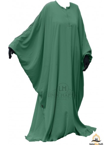 Abaya Schmetterling Umm Hafsa - Tannengrün-Abaya Umm Hafsa-Maktaba-Ahloulhadith