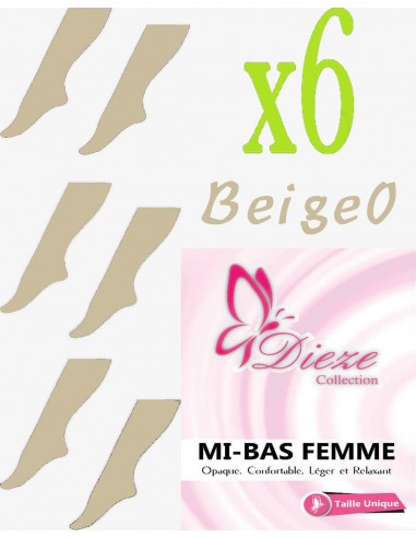 Dieze FODERE PER GINOCCHIO OPACO - Set di 6 Beige0-Mis-Bas Umm Hafsa-Maktaba-Ahloulhadith