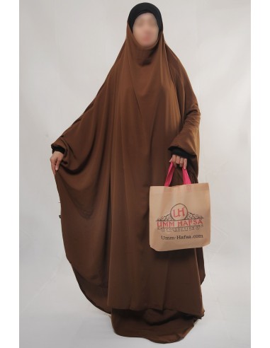 Jilbab Hafsa 2 delar "kjol" Umm Hafsa - Kanel-jilbab Hafsa 2 stycken-Maktaba-Ahloulhadith