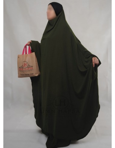 Jilbab Hafsa 2 stuks "rok" Umm Hafsa - Khaki-jilbab Hafsa 2 stuks-Maktaba-Ahloulhadith