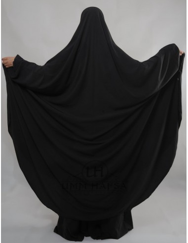 Jilbab Hafsa 2 pieces "skirt" Umm Hafsa - Black-jilbab Hafsa 2 pieces-Maktaba-Ahloulhadith
