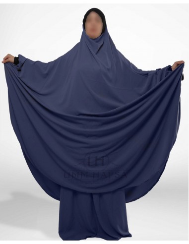 Jilbab Hafsa 2 pieces "skirt" Umm Hafsa - Blue-jilbab Hafsa 2 pieces-Maktaba-Ahloulhadith