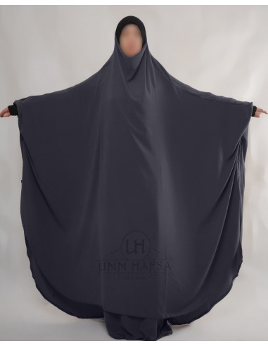 Jilbab Hafsa 2 stuks "rok" Umm Hafsa - Grijs-jilbab Hafsa 2 stuks-Maktaba-Ahloulhadith