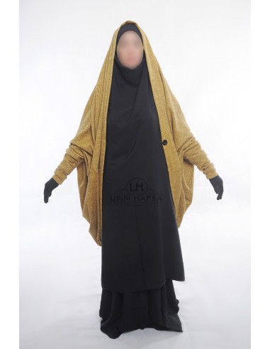 Gilet sur jilbab Maryam de Umm Hafsa - Miel-GILET SUR JILBAB-Maktaba-Ahloulhadith