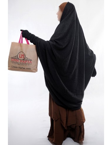 Maryam vest over jilbab van Umm Hafsa - Zwart-VEST OVER JILBAB-Maktaba-Ahloulhadith