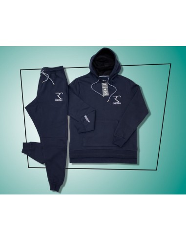 Rayane 11SV 100% katoenen trainingspak - Blauw-Trainingspakken met capuchon-Maktaba-Ahloulhadith