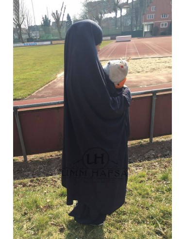 Mutterschafts-Jilbab/Trägerin "Rock" Umm Hafsa - Schwarz-Jilbab Umm Hafsa-Maktaba-Ahloulhadith