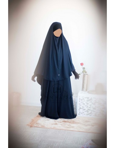 Maryam Umm Hafsa Abaya/hijab set - Blauw-Abaya Umm Hafsa-Maktaba-Ahloulhadith
