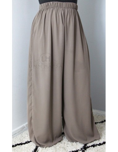 Sarouel Hafsa von Umm Hafsa - Taupe-Sarouel Hafsa-Maktaba-Ahloulhadith