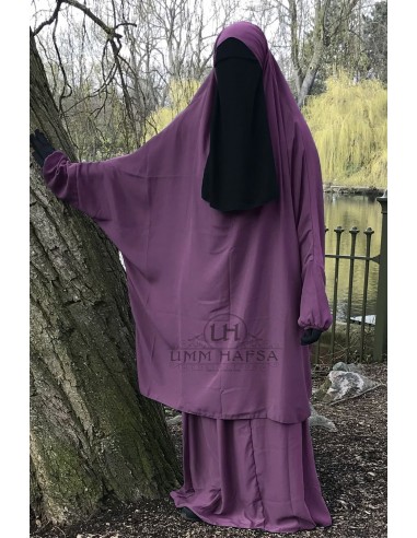 Jilbab 2 pezzi Classico "gonna" Umm Hafsa - Parma-Jilbab classico 2 pezzi-Maktaba-Ahloulhadith
