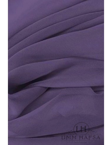 NIQAB TWO SAILS 95CM UMM HAFSA - Plommon-Niqab 2 Slöjor-Maktaba-Ahloulhadith