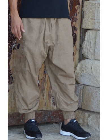 Pantaloni cargo Rayane 11SC Saroual - Beige-Cargo saroual-Maktaba-Ahloulhadith