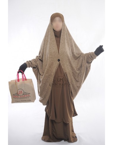 Chaleco Maryam sobre jilbab de Umm Hafsa - Topo-CHALECO SOBRE JILBAB-Maktaba-Ahloulhadith